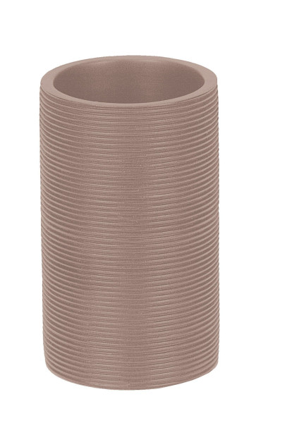 Zahnputzbecher KYOTO in beige aus Polyresin