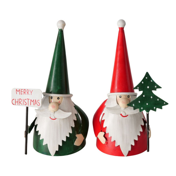Weihnachtsmann FREDDY in mehrfarbig aus Eisen