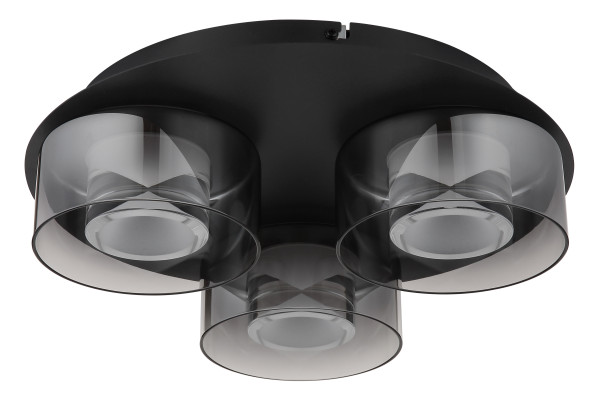 Deckenleuchte BELINDA in schwarz aus Metall
