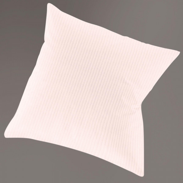 Kissenbezug LUMEN Jersey in rosa aus Baumwolle