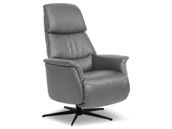 Relaxsessel vito NEXA in grey aus Leder