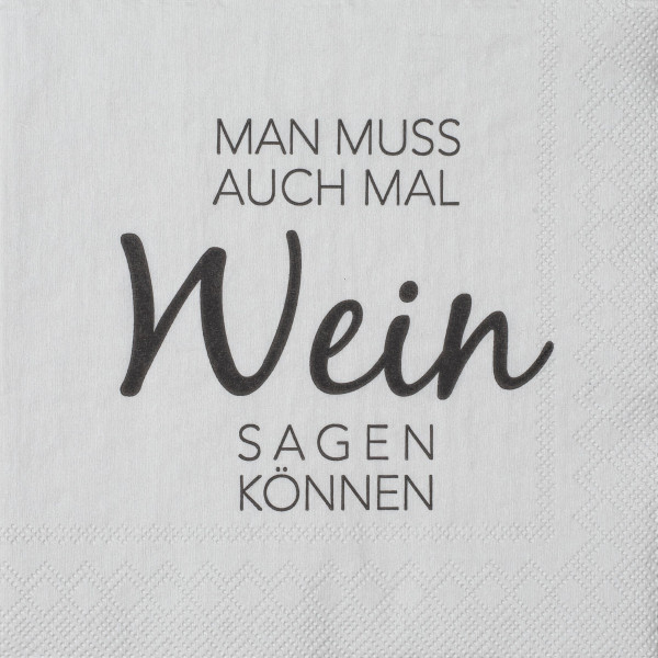 Servietten MAN MUSS AUCH MAL