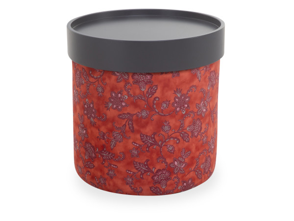 Pouf bassetti TINETTO in geblümt aus Stoff