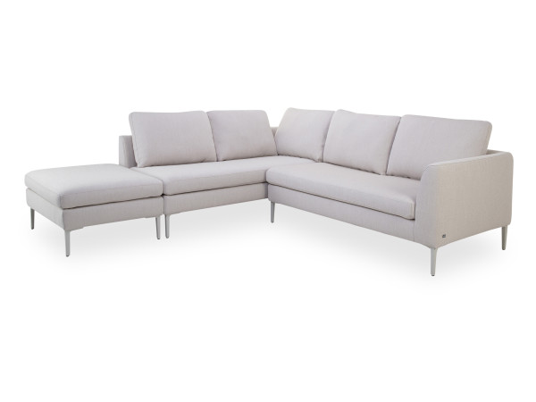 Polsterecke ROLF BENZ MIOKO in Seidengrau aus Stoff