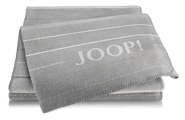 Wohndecke JOOP! MOVE in grau aus Mischgewebe