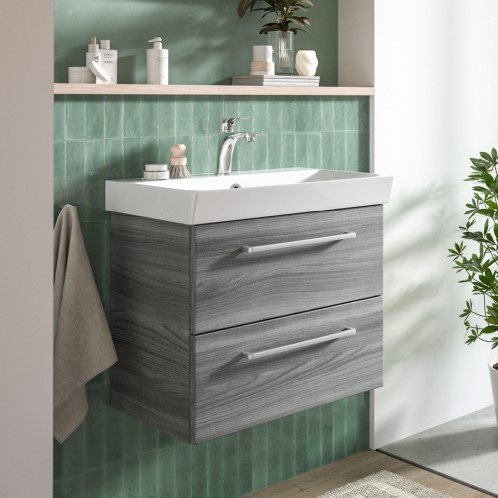 Waschplatz Aquarell GENUA in grau aus Dekor