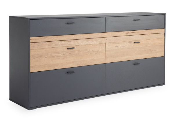 Sideboard HARPER IRONTON in anthrazit aus Dekor