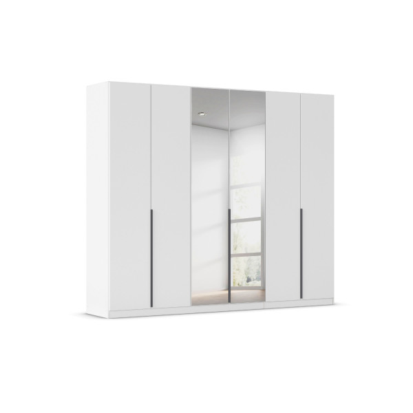 Kleiderschrank HARPER READING in weiß aus Dekor