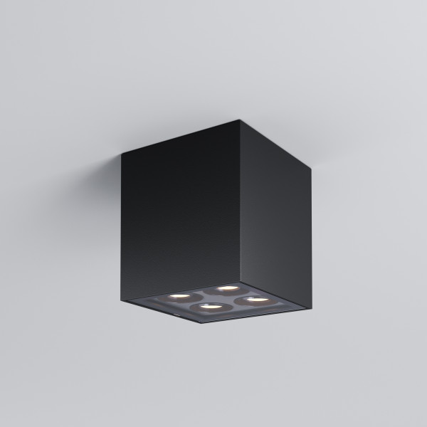 Deckenleuchte ARES in graphit aus Materialmix