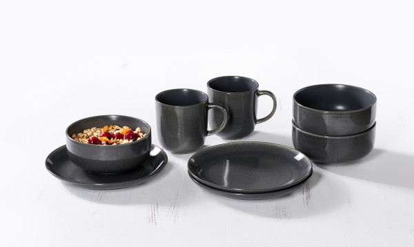 Frühstücksset TOLEDO aus Steinzeug