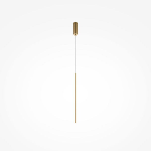 Pendelleuchte HALO in messingfarben aus Aluminium