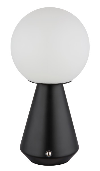 Tischleuchte SORA in schwarz aus Metall