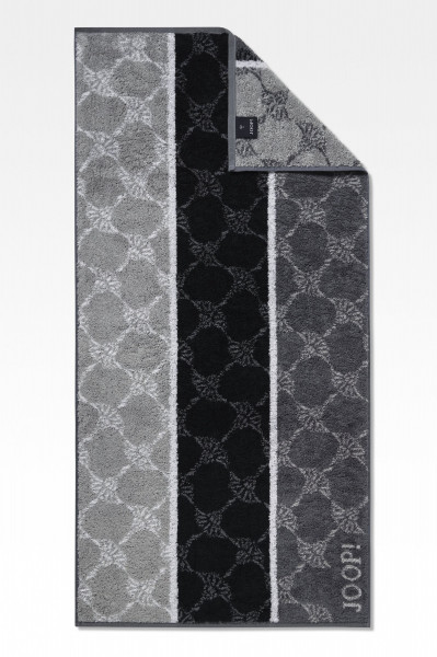Handtuch JOOP! SIGNATURE in schwarz aus Baumwolle