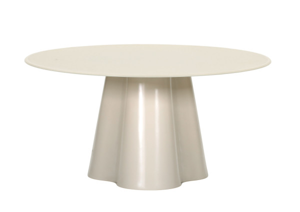 Couchtisch TRUE in creme aus Glas