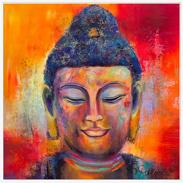 Aludibondbild LITTLE BUDDHA 01 aus Aluminium