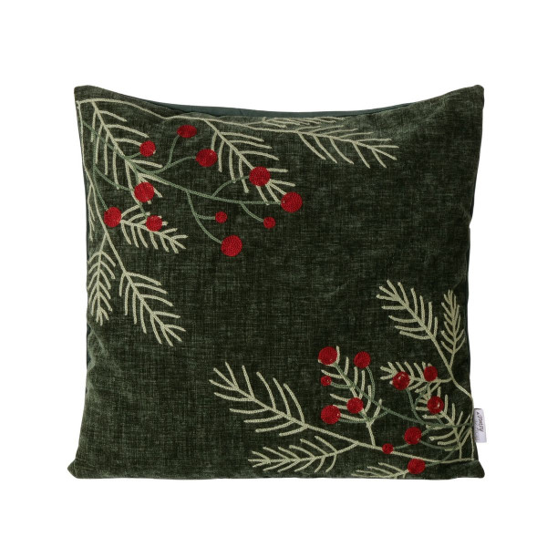 Kissen BELLE in grün aus Polyester