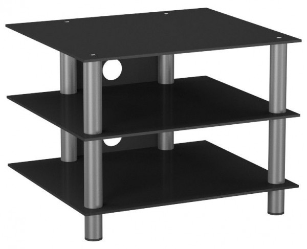 TV-Möbel Sindas in silberfarben aus Aluminium