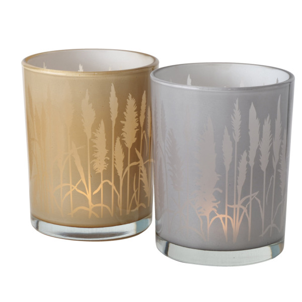 Windlicht PAMPAS in mehrfarbig aus Glas