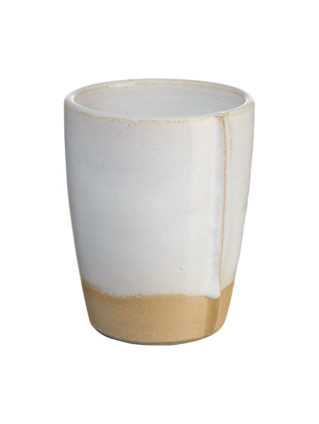Becher VERANA in weiß aus Steinzeug