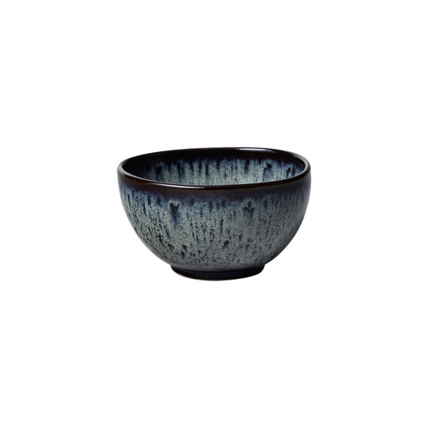 Dessertschale LAVE GRIS in grau aus Steingut