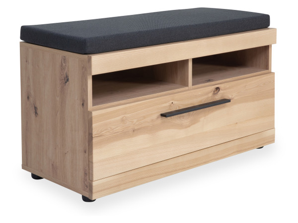 Schuhschrank MONDO TALYA in Esche aus Dekor/Teilmassiv