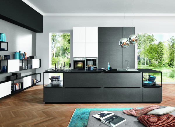 Einbauküche Nolte Stone/Lux