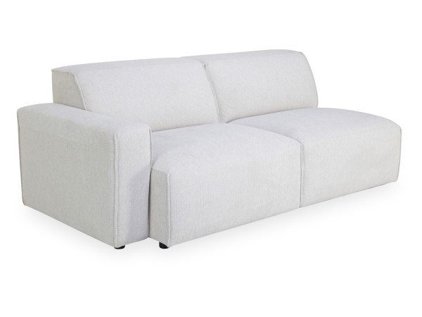 Sofa SANSIBAR 2,5 Sitzer MJOLDEN in snow aus Stoff