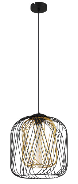 Hängeleuchte DICHTI in schwarz aus Metall