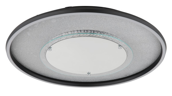 Deckenleuchte MIRRORA in schwarz aus Aluminium