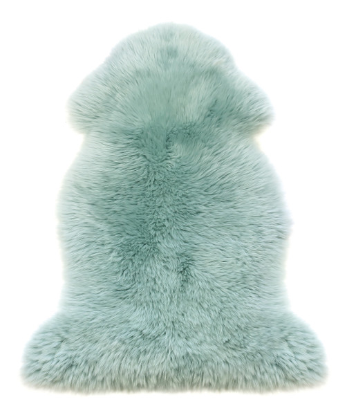 Lammfell helltürkis in türkis aus Schurwolle