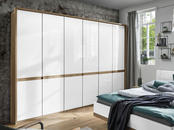 Kleiderschrank Rolf Weber WESSENFELD in Eiche Bianco aus Dekor
