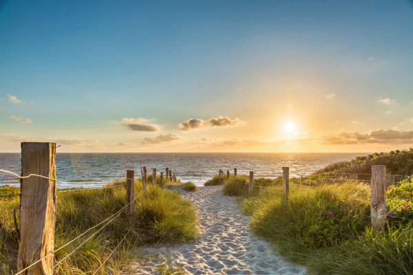 Akustikbild STRAND aus Materialmix