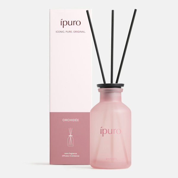 Raumduft ipuro ORCHIDEE in rosa aus Glas