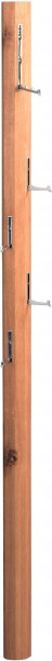 Garderobe Palo in Eiche aus Massivholz