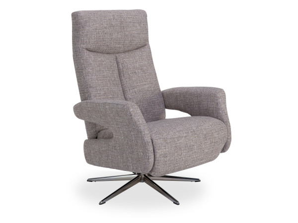 Relaxsessel KUNO in taupe aus Stoff