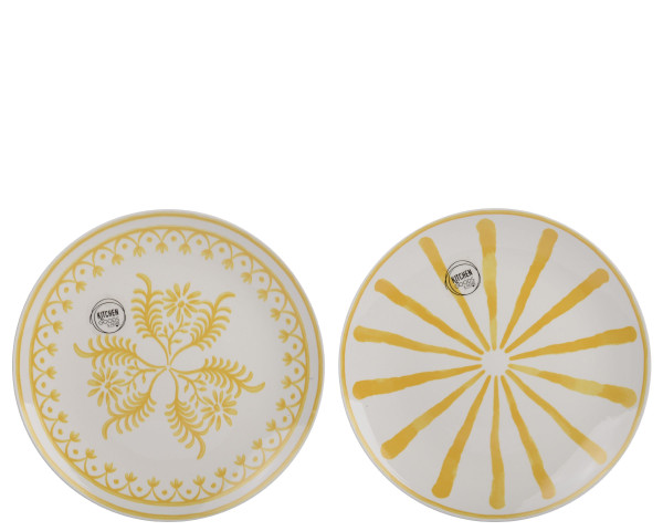 Dessertteller CAPRI in weiß aus Steingut