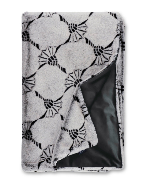Plaid JOOP! CALM CORNFLOWER in schwarz aus Polyester