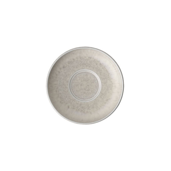Espressountertasse PERLEMOR in beige aus Porzellan