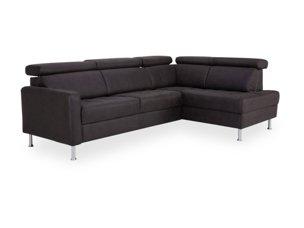 Polsterecke MONDO LOFT VITAL in anthrazit 10 aus Stoff