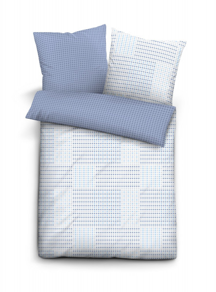 Bettwäsche Satin blau