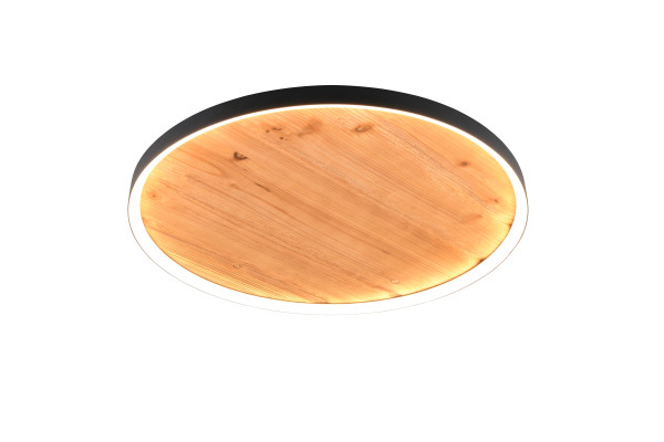 Deckenleuchte KALEA in schwarz aus Holz