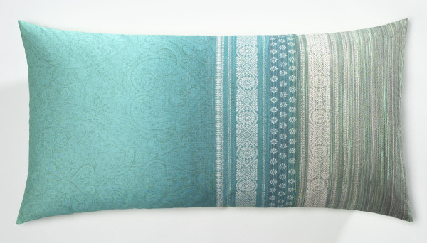 Kissenhülle NABUCCO Satin in grün aus Baumwolle