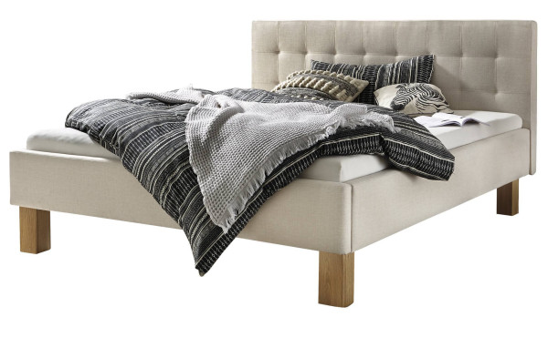 Polsterbett HASENA NOEMI in beige