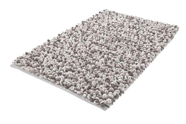 Badteppich SLING in beige aus Mischgewebe