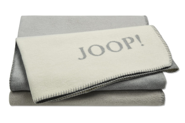 Wohndecke JOOP! SPLIT in grau aus Mischgewebe