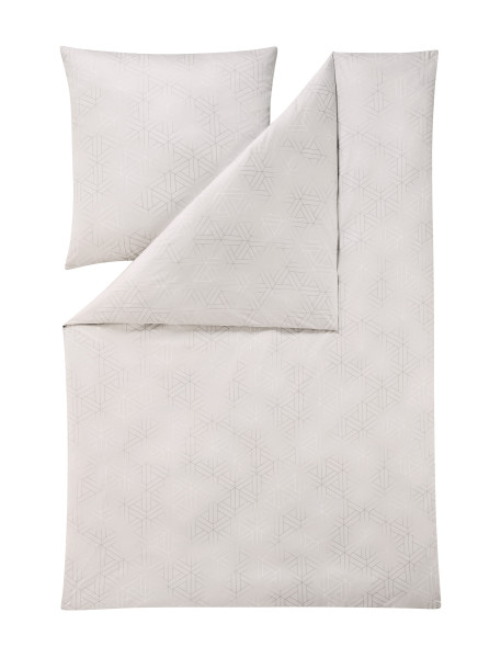 Bettwäsche PIPPA Mako-Jersey in ecru aus Baumwolle