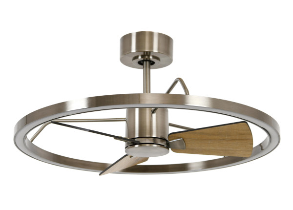 Deckenventilator CESSNA in Nickel aus Materialmix