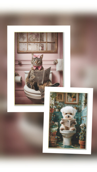 Bild PUPPY & CAT in braun