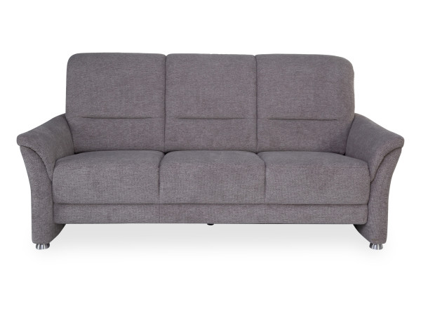 Sofa SYSTEMPOLSTER 3 Sitzer PACITA in stone aus Stoff