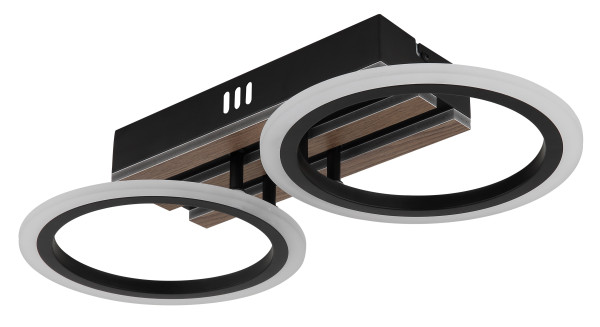 Deckenleuchte BLEVINS in schwarz aus Metall